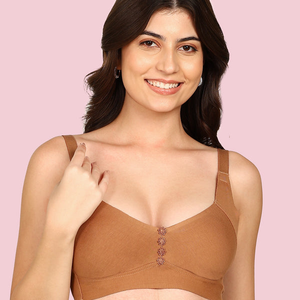 Invisi-Fit M-Frame Non-Padded Cotton Bonded Seamless Minimiser (KB-9303-FAWN)